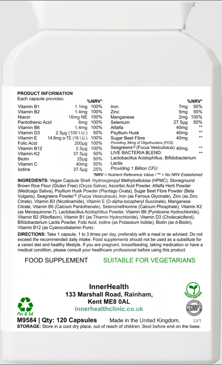 All Round Nourish - 120 Capsule - Inner Health Clinic