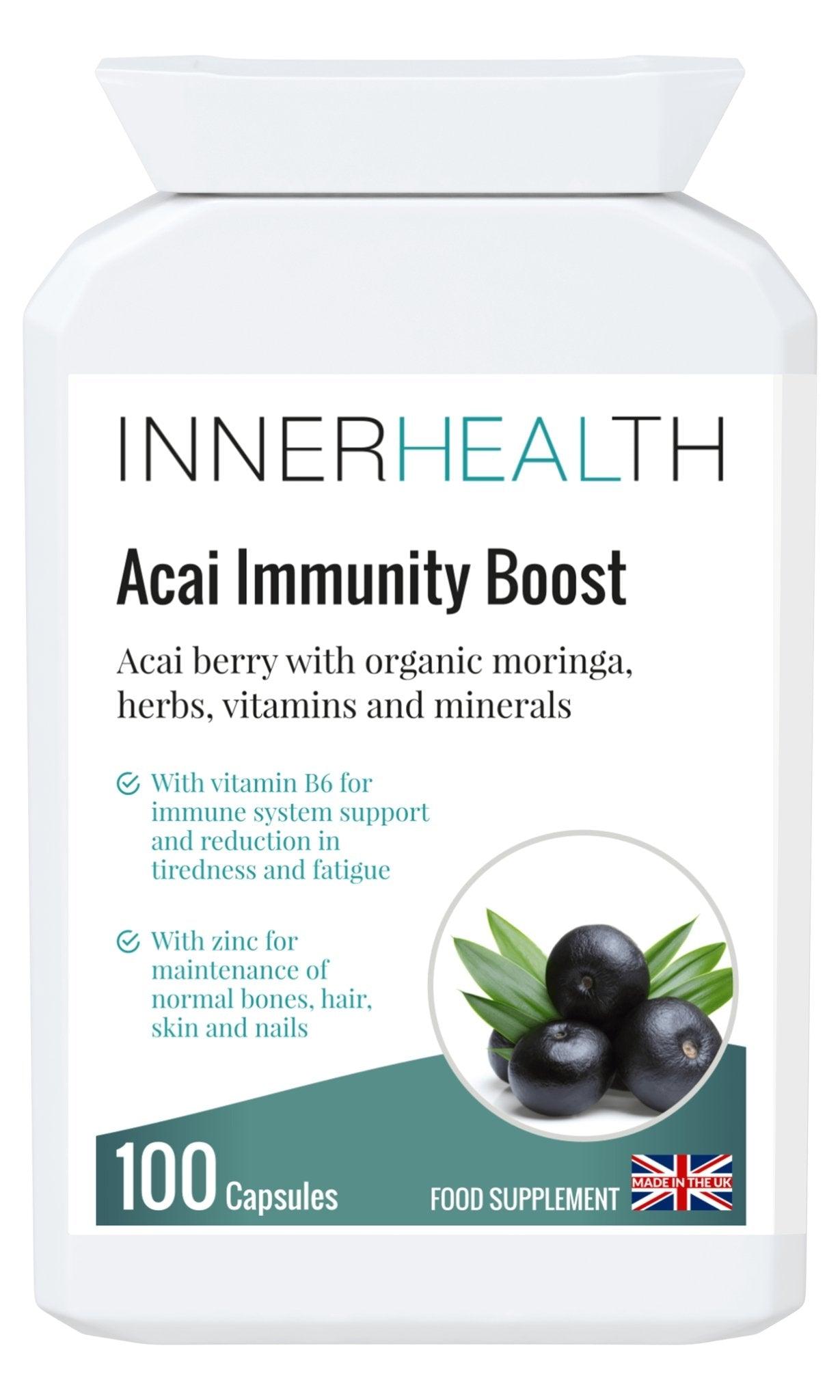 Acai Immunity Boost - 100 Capsules - Inner Health Clinic
