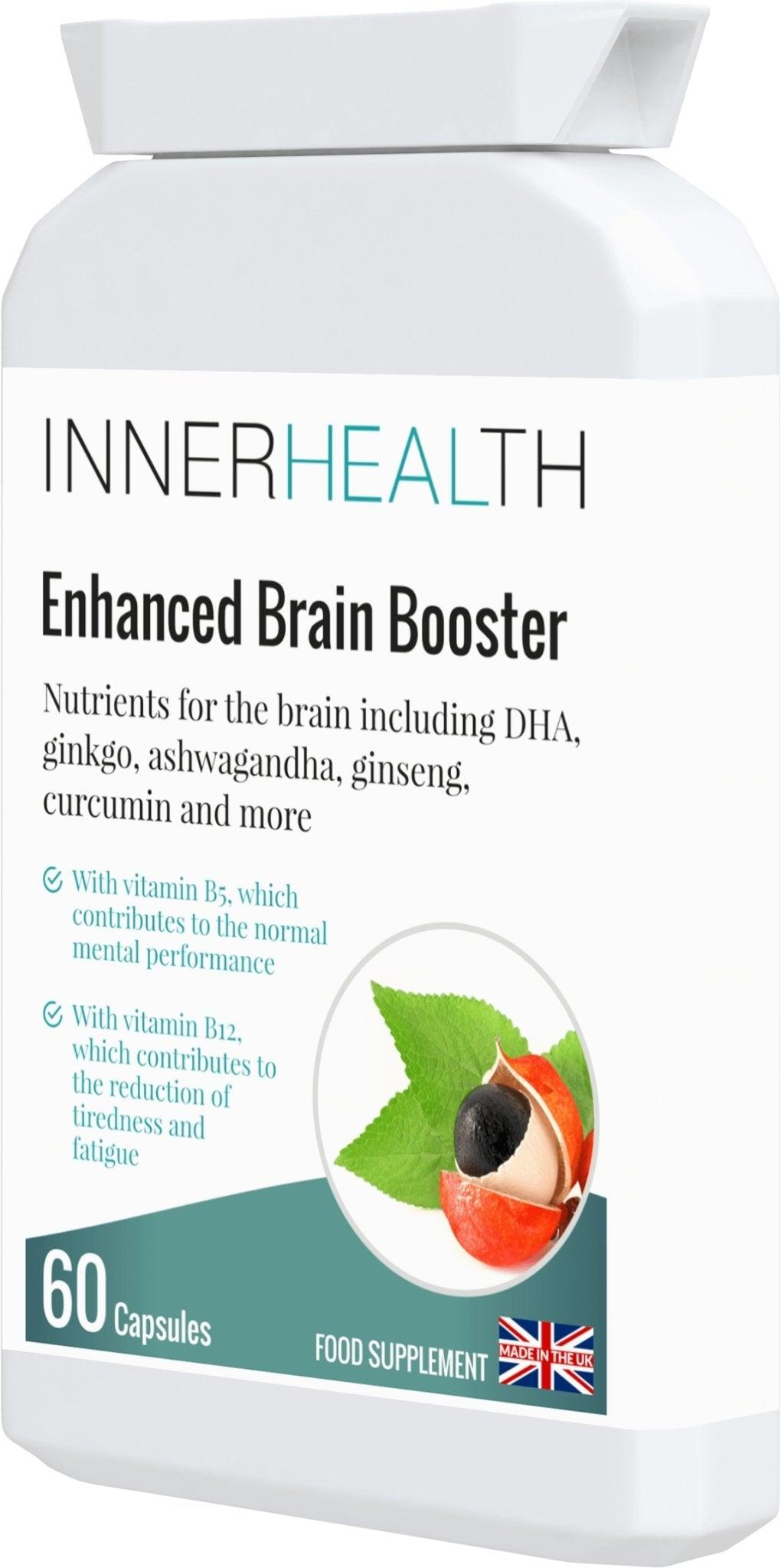 Enhanced Brain Booster - 60 Capsules - Inner Health Clinic