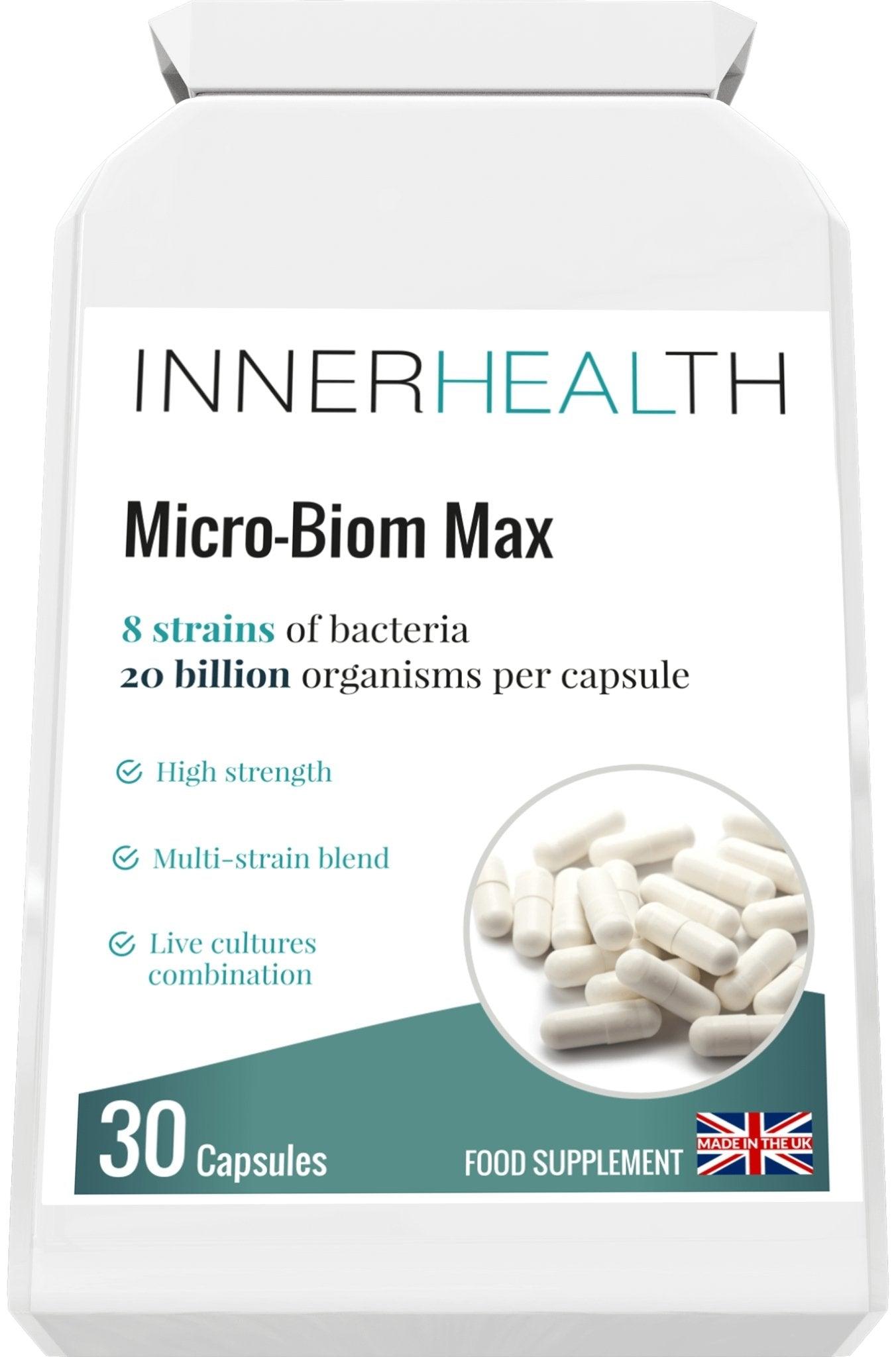 Micro-Biom Max | Gut Support Supplement | InnerHealth – Inner Health Clinic