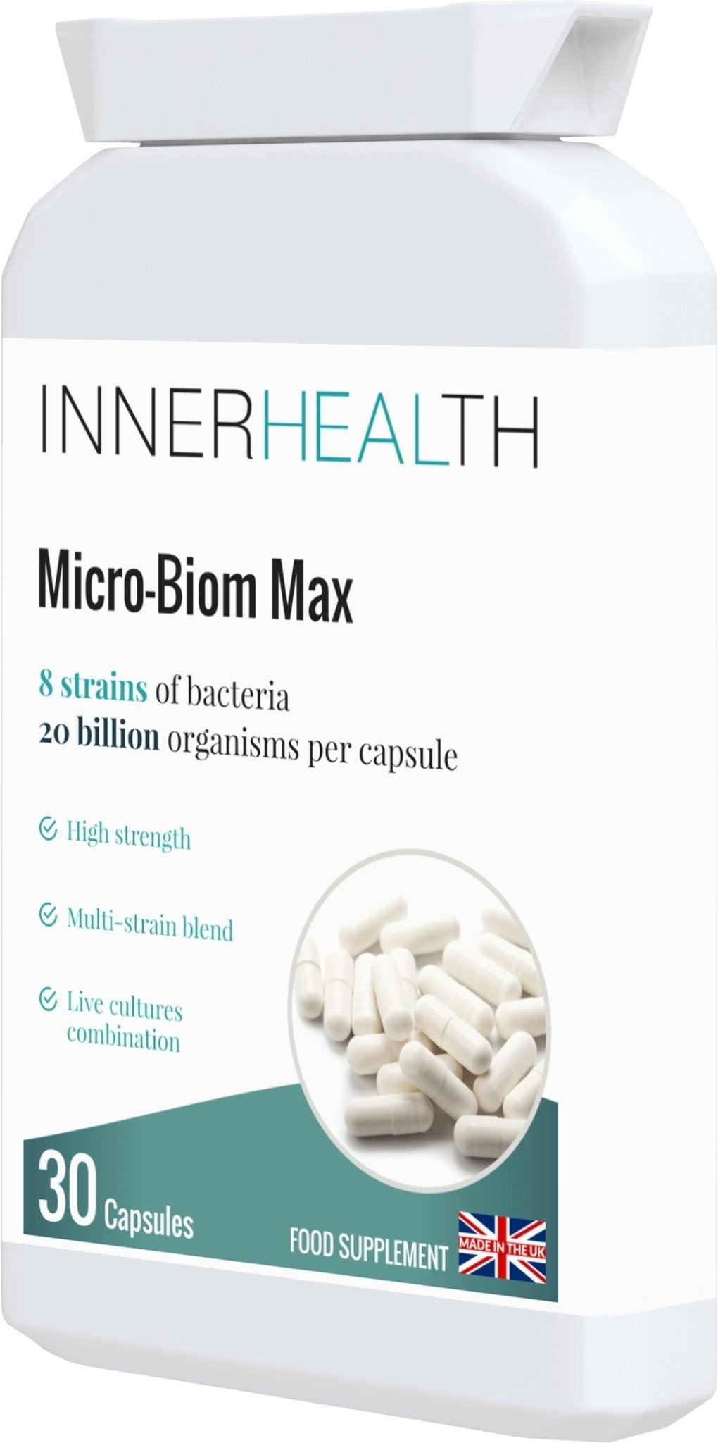 Micro-Biom Max - 30 Capsules - Inner Health Clinic