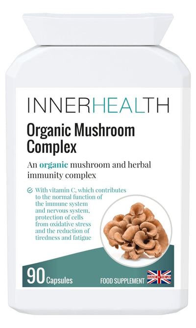 Organic Mushroom Complex - 90 Capsules - Inner Health Clinic