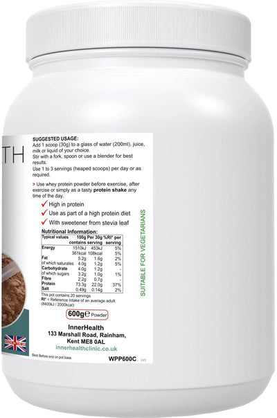 Organic Soft Whey Protein (Chocolate Flavour) - Inner Health Clinic