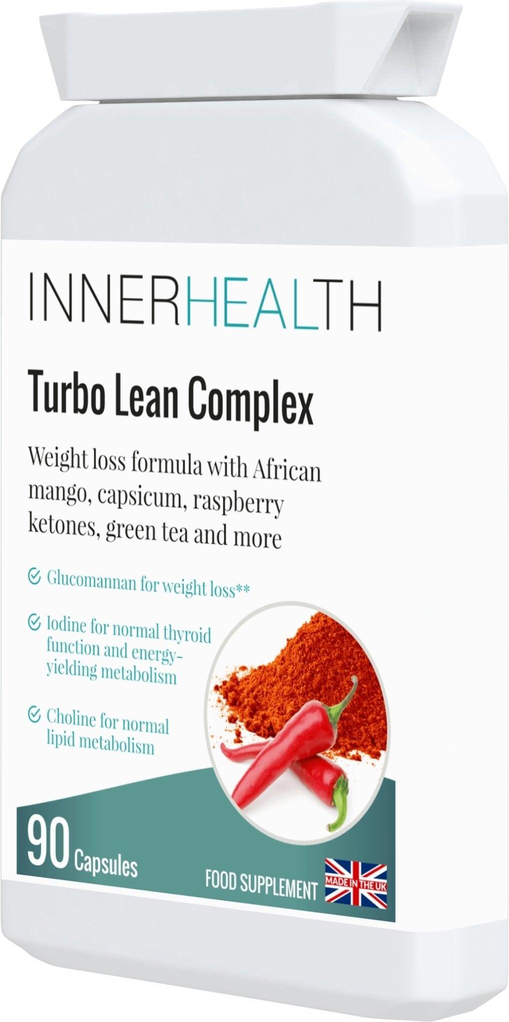 Turbo Lean Complex | Fat Loss Supplement - 90 Capsules - Inner Health Clinic