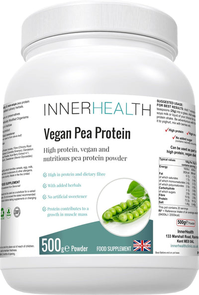 Vegan Pea Protein - 500g - Inner Health Clinic