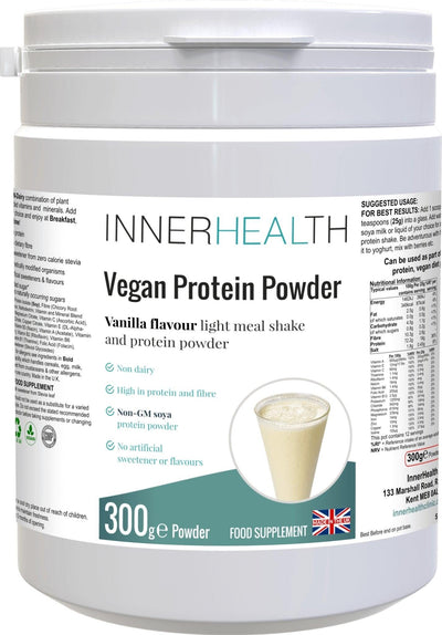 Vegan Protein Powder (Vanilla) - 300g - Inner Health Clinic