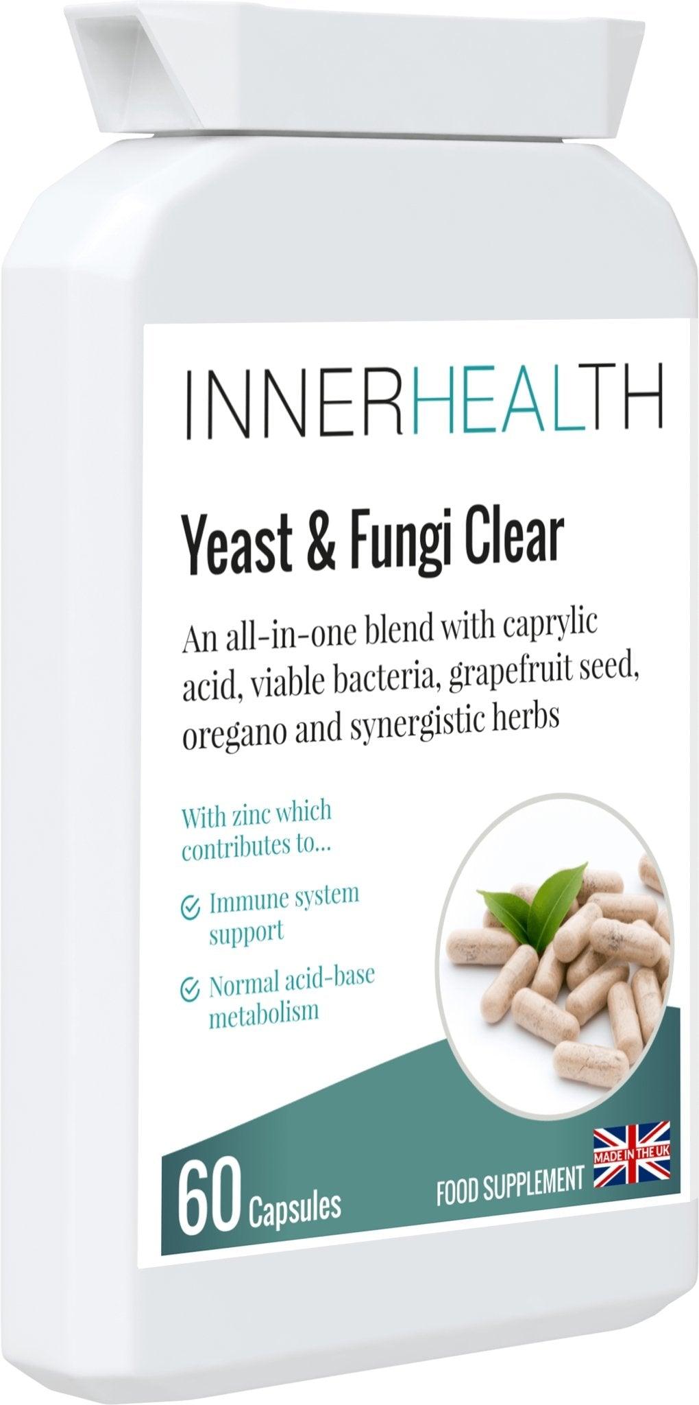Yeast & Fungi (Candida) Clear - 60 Capsules - Inner Health Clinic